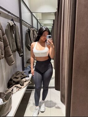 Over Active Seamless High-Rise Sculpting Leggings - Dark Gray